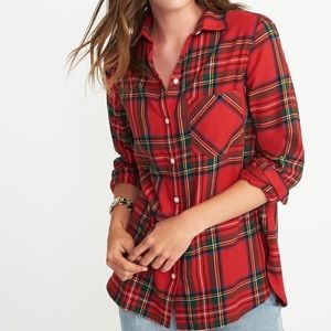 Old Navy Tops - OLD NAVY > The Classic Flannel Shirt Old Navy Tops - OLD NAVY > The Classic Flannel Shirt